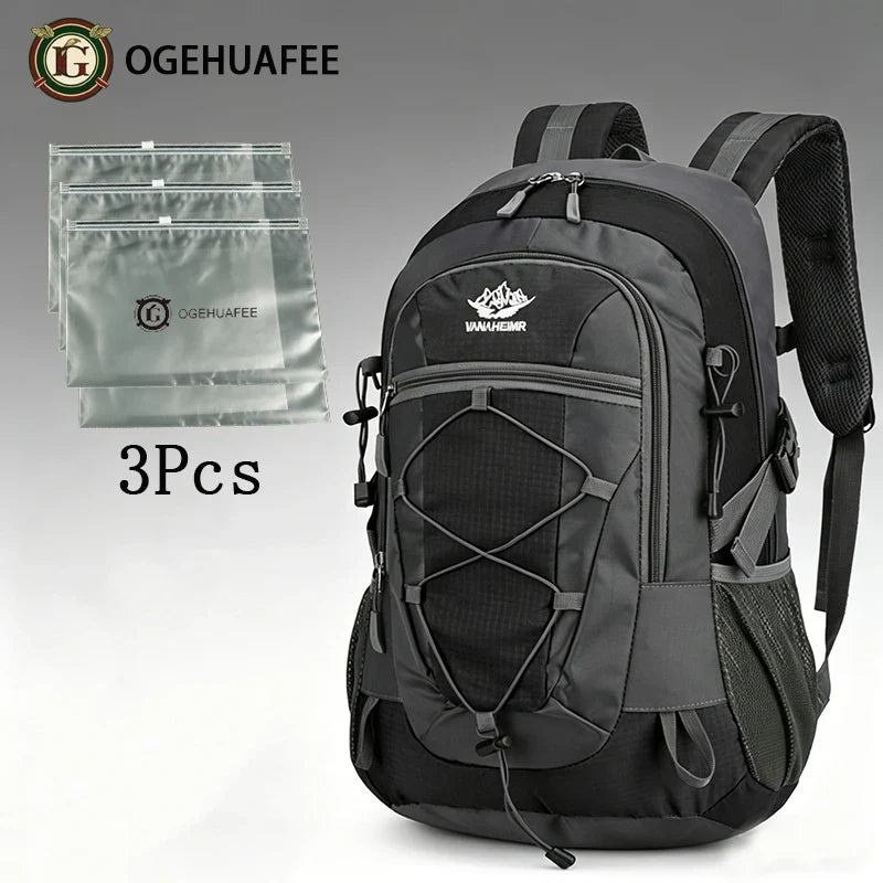 Multi-Functional Hiking Backpack, 20–35 L Travel Storage Pack, Lightweight Unisex Outdoor Bag, Trekking-Pole Compatible Set Options - product view 4