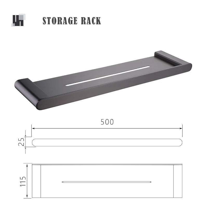 adhesive shower caddy - product view 3