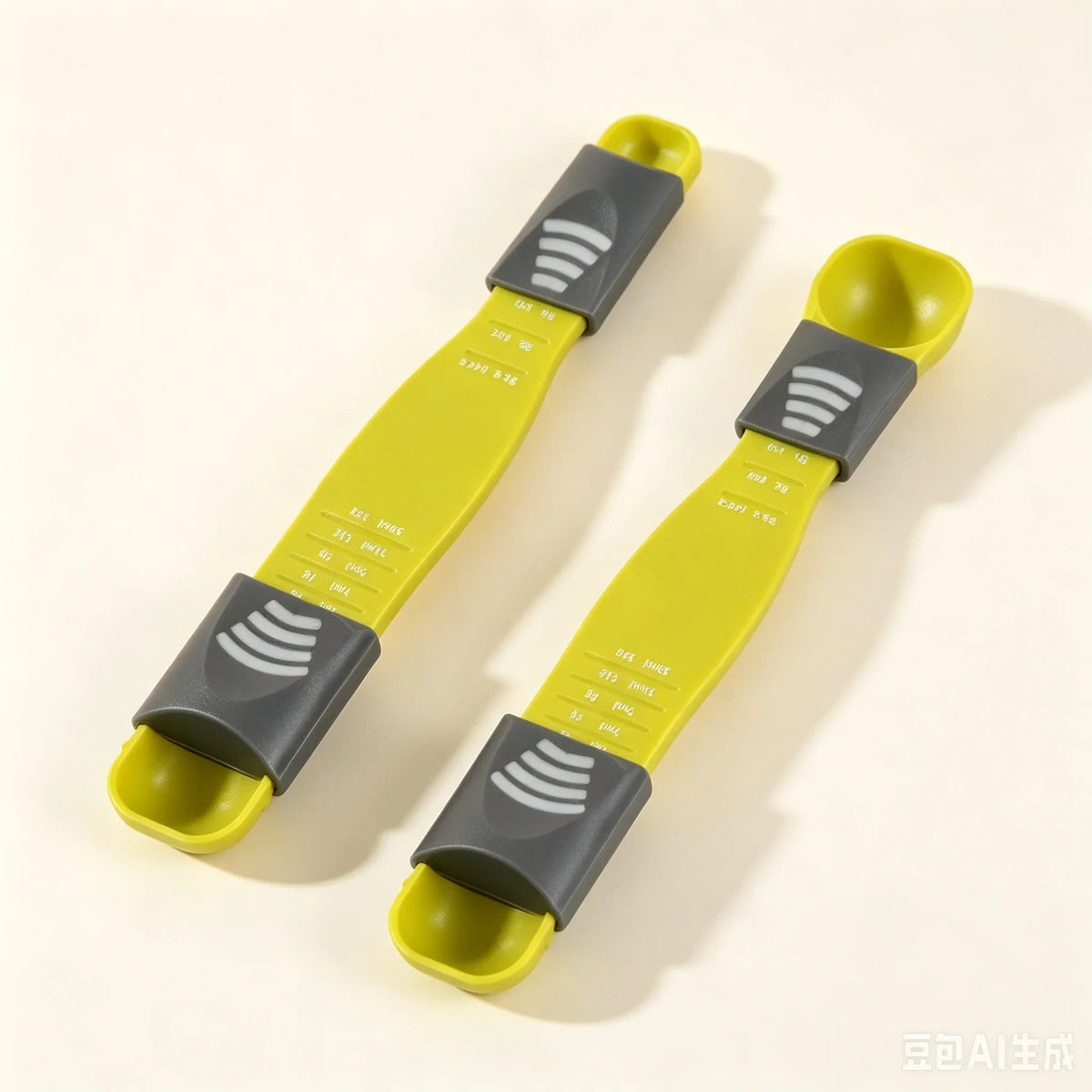 Adjustable Measuring Spoon with Gram and Volume Scale, ABS Kitchen Tool for Coffee, Baking, Spices and Milk Powder - product view 2