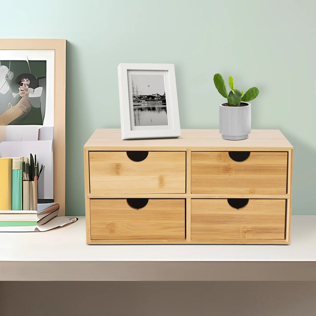 bamboo drawer organizer - product view 3