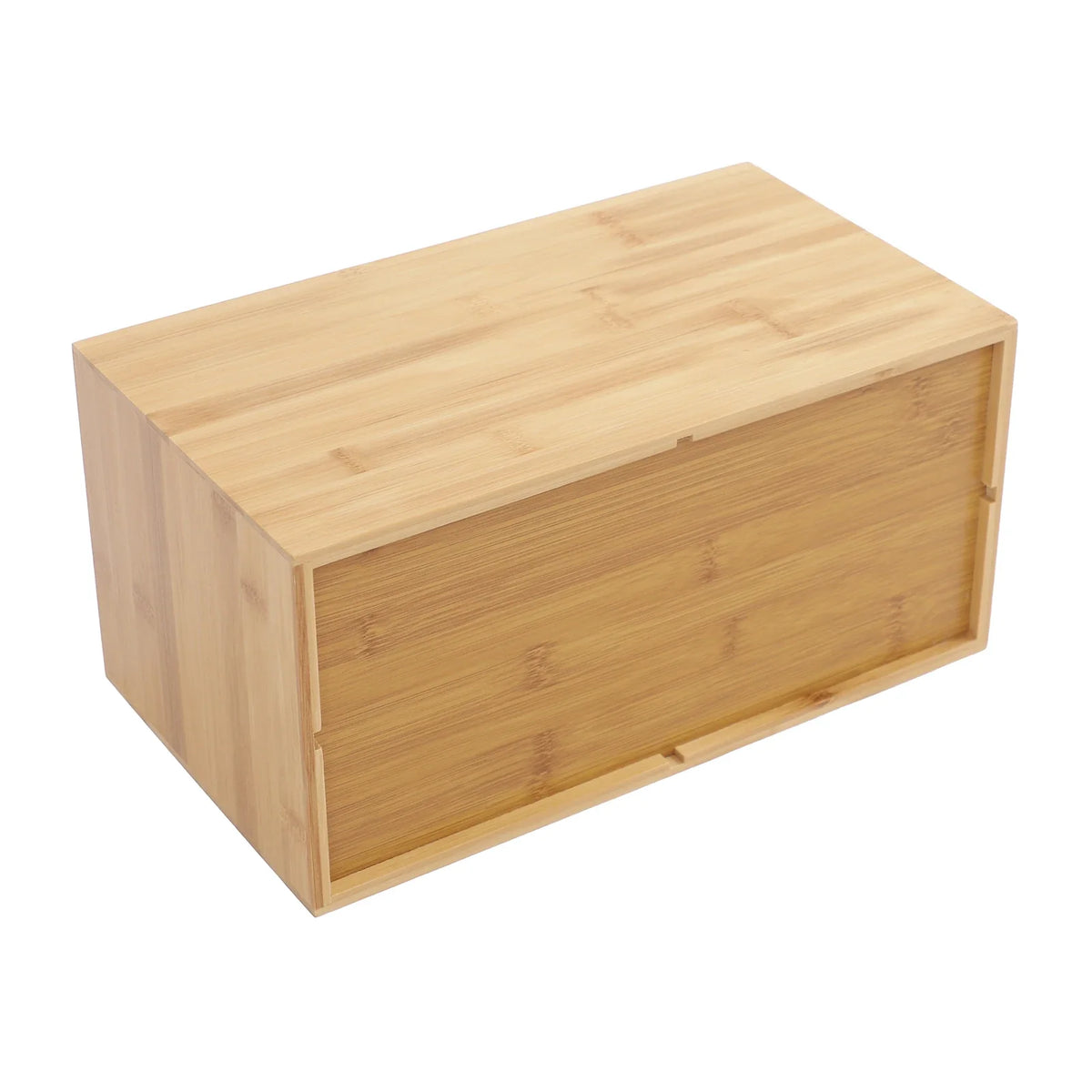 Bamboo Desk Organizer, 4 Drawer Desktop Storage Box with Detachable Drawers and Ready-to-Use Vertical Design - product view 5
