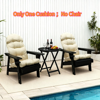 Waterproof High Back Patio Cushion, Rectangular Polyester and Cotton Seat Cushion, 110 x 50 cm for Rocking Chairs - product view 6