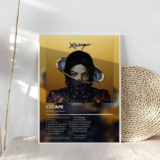 Michael Jackson Wall Art Poster, Modern Printed Paper Artwork, Unframed in 5 Sizes for Living Room, Bedroom or Office - product view 1