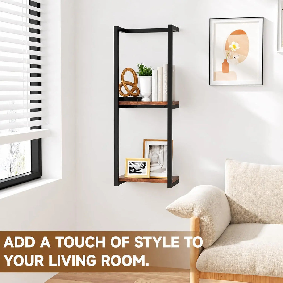 Wall-Mounted Towel Rack, Large-Capacity Bathroom Storage for 6+ Large Towels, Cast Iron, Black, Assembly Required - product view 2