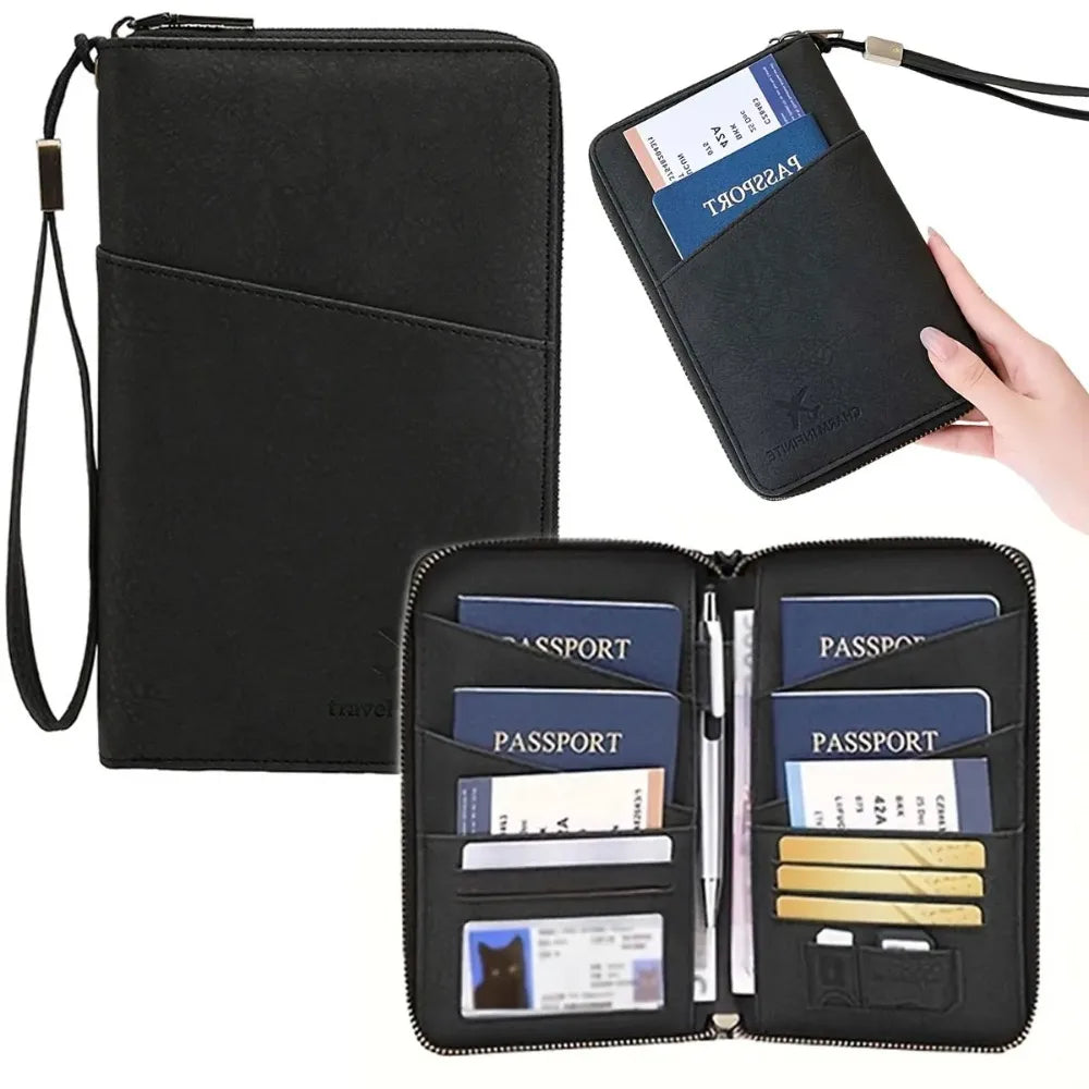 RFID Blocking Family Travel Wallet, product view 1