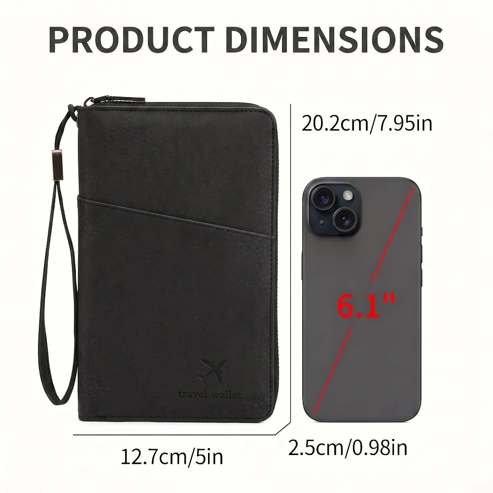 RFID Blocking Family Travel Wallet, product view 2