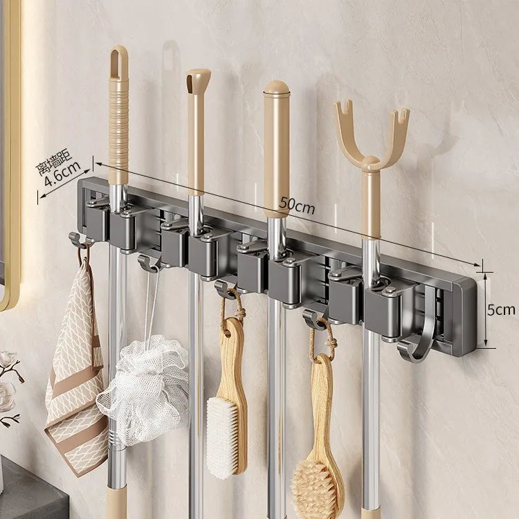 broom wall holder - product view 2