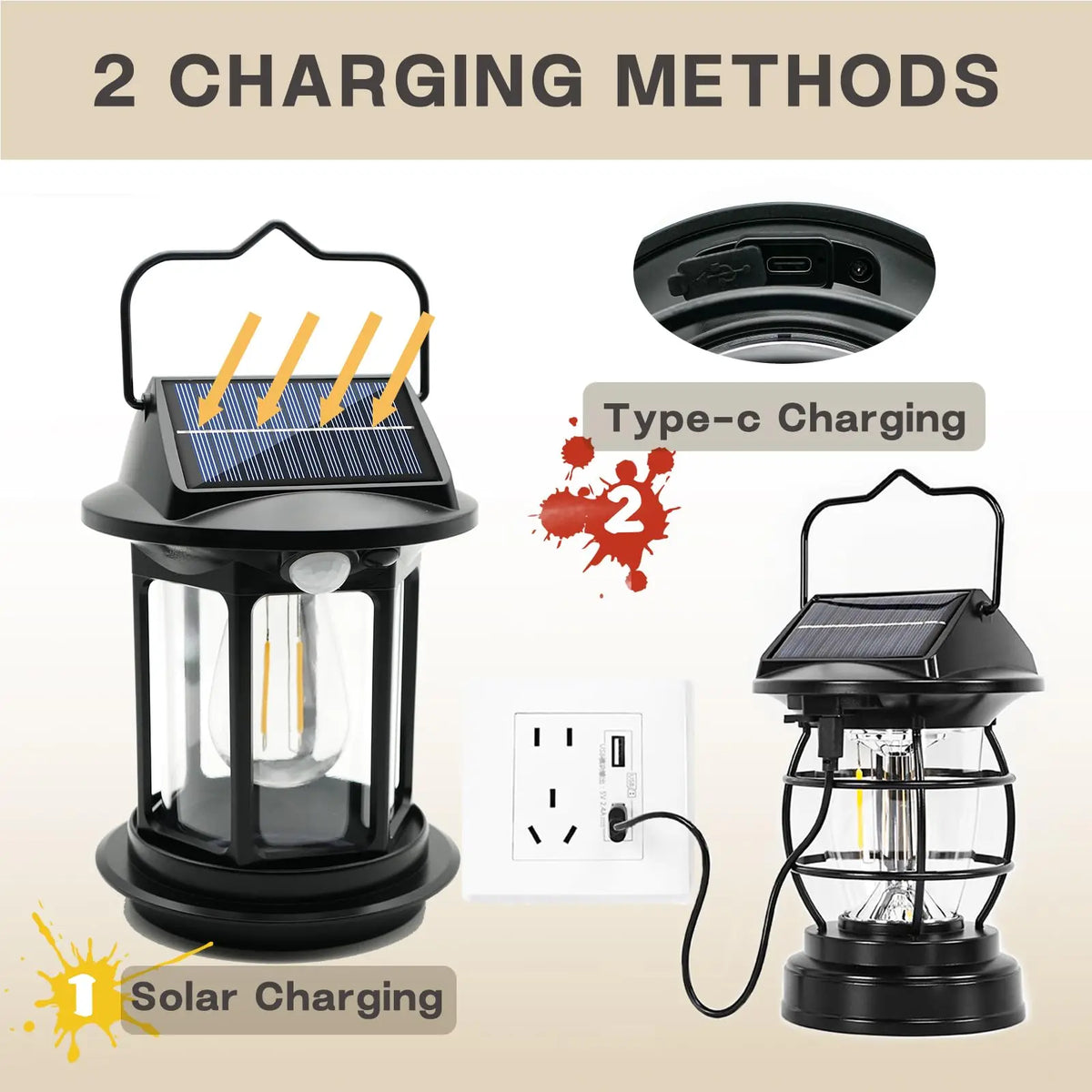 solar motion lights - product view 5