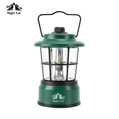 Portable LED Camping Lantern, Warm and Cool White Dual-Mode Light, 360° Illumination, 4-AA Battery Powered - product view 2