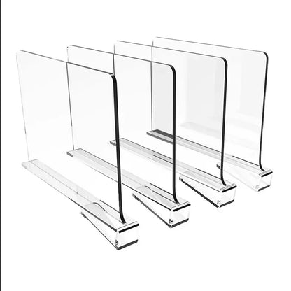 Transparent Closet Divider Shelf, closet shelf divider product view 2