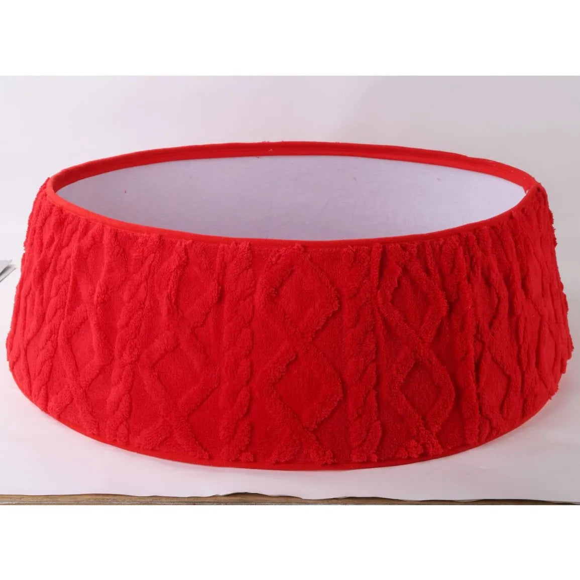 Cloth Christmas Tree Skirt, 40 x 60 x 20 cm or 55 x 72 x 25 cm Options for Holiday Tree Base Décor - product view 3