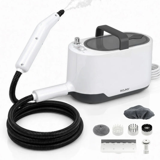 1200W Handheld Steam Cleaner, 1L Tank, 3.5 Bar High-Pressure Steam, 15-Second Heat-Up, 7 Attachments, EU Plug - product view 1