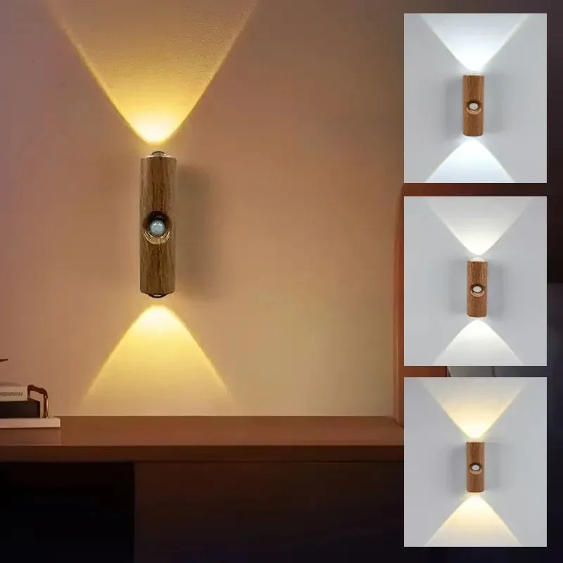 Rechargeable LED Motion Sensor Wall Light, Dimmable ABS Sconce, Magnetic Step Lamp for Stairs, Entryways and Closets - product view 2