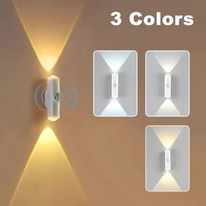 Rechargeable LED Motion Sensor Wall Light, Dimmable ABS Sconce, Magnetic Step Lamp for Stairs, Entryways and Closets - product view 3