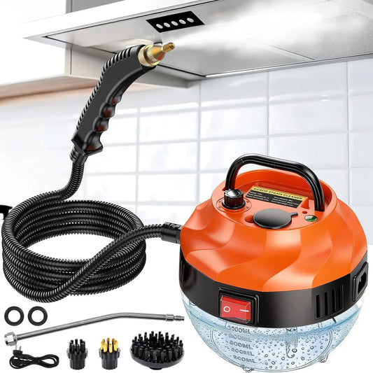 Handheld Steam Cleaner, 3800W High-Pressure Portable Steamer with 1000ml Tank, 6-Speed Output for Kitchen, Bathroom and Car - product view 1