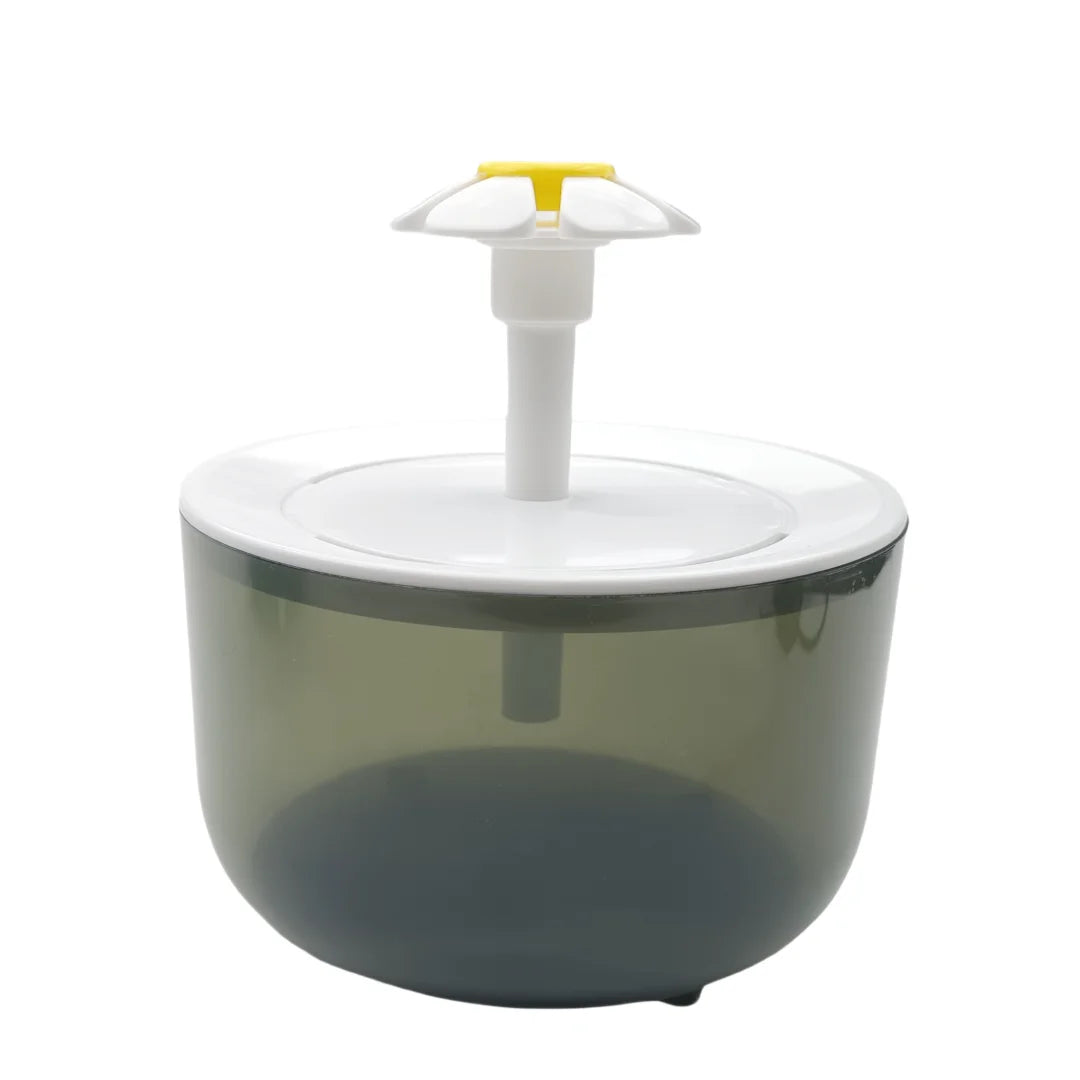 Silent Pet Water Fountain, 1.2L Recirculating Plastic Dispenser with USB Power and Filter Foam for Cats and Small Dogs - product view 3