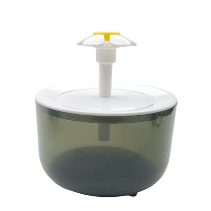 Silent Pet Water Fountain, 1.2L Recirculating Plastic Dispenser with USB Power and Filter Foam for Cats and Small Dogs - product view 3