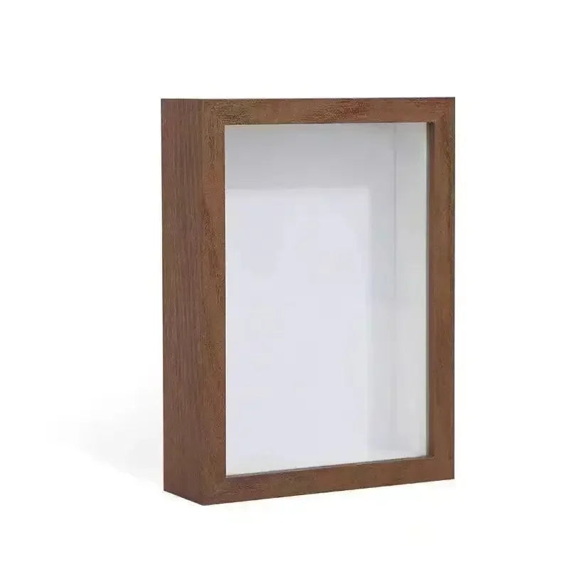 Shadow Box Frame, 3D Hollow Small Display Frame, Dustproof and Moistureproof for Dried Flowers and Pictures - product view 1