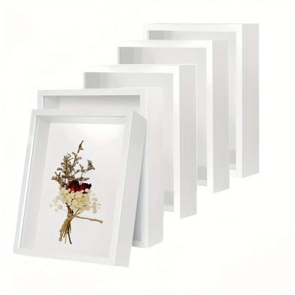 Shadow Box Frame, 3D Hollow Small Display Frame, Dustproof and Moistureproof for Dried Flowers and Pictures - product view 2
