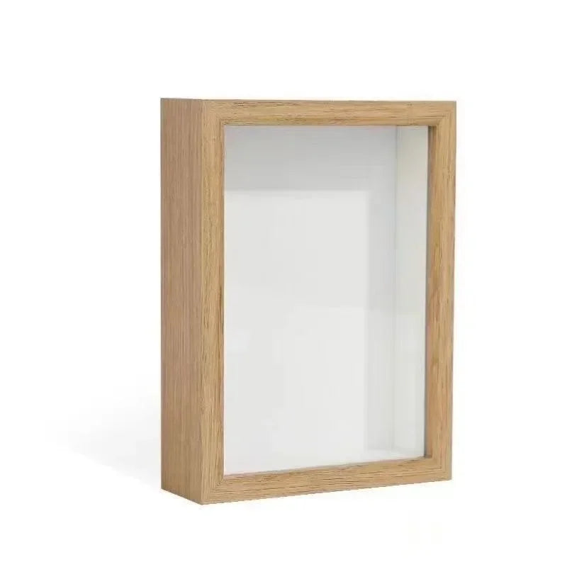 Shadow Box Frame, 3D Hollow Small Display Frame, Dustproof and Moistureproof for Dried Flowers and Pictures - product view 3