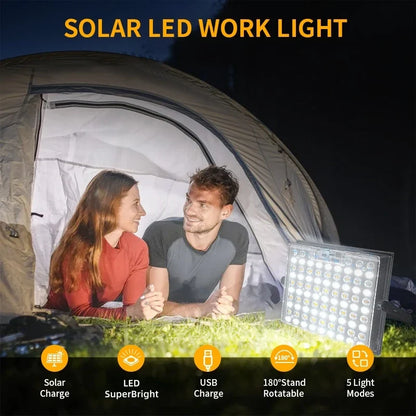 Solar LED Rechargeable Camping Lantern, USB Charging, Battery Indicator, 2.5 W ABS Portable Light for Emergencies - product view 4