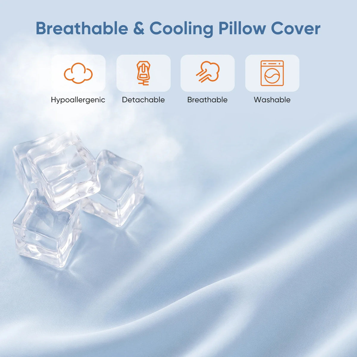Memory Support Neck Pillow, Ergonomic Butterfly Shape, Two Heights, Breathable Removable Cover for Sleep and Travel - product view 5