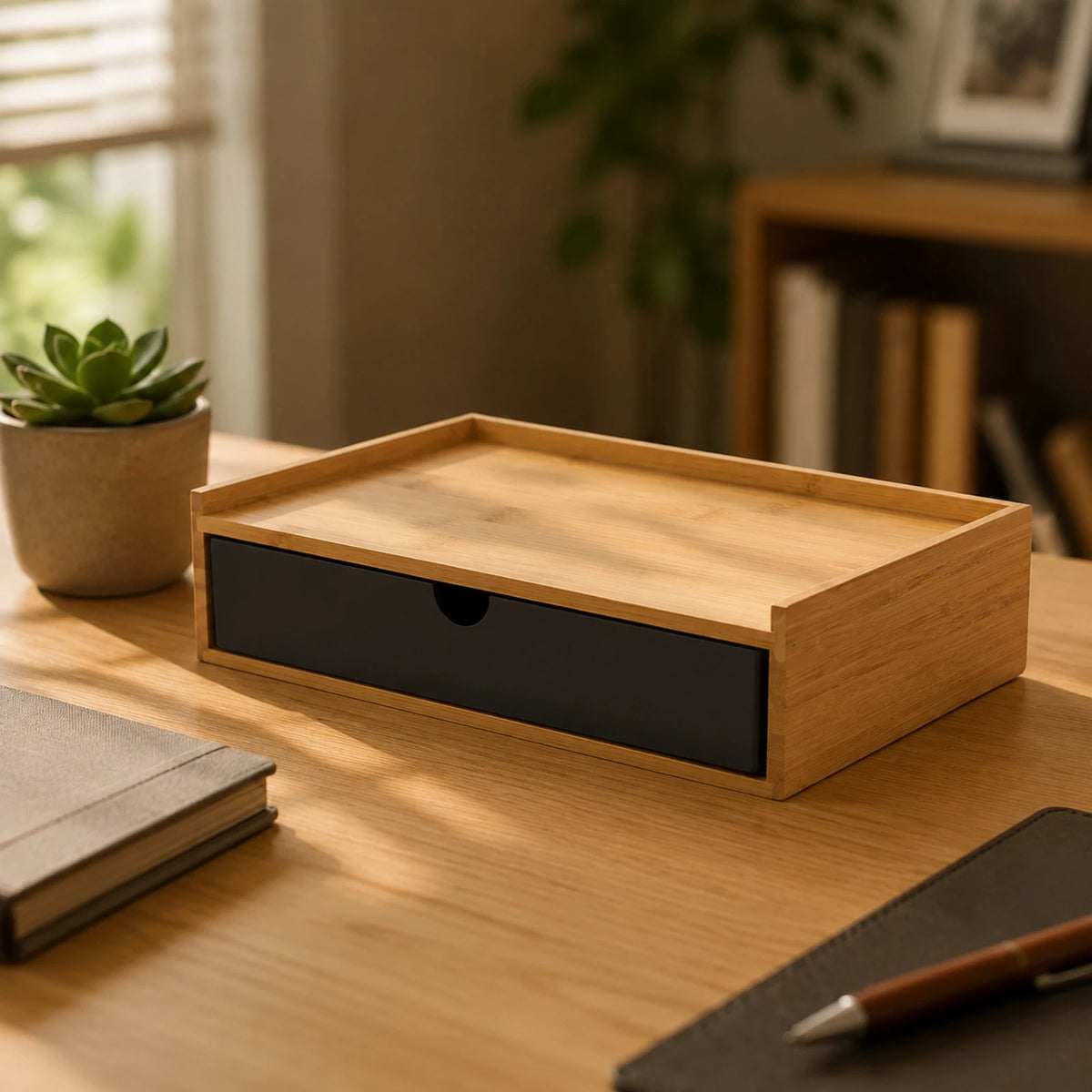 bamboo drawer organizer - product view 5