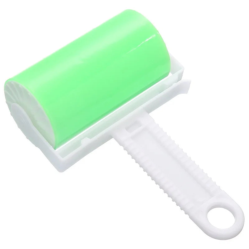 Reusable Lint Roller, Washable Manual Plastic Hair Remover for Clothes, Pet Fur and Household Cleaning, Pink, Blue, Green or Yellow - product view 3