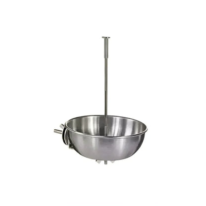 Stainless Steel Bird Fruit Holder, Hanging Feeding Skewer and Food Bowl for Parrots and Small Birds, 7.5 × 13 cm - product view 1