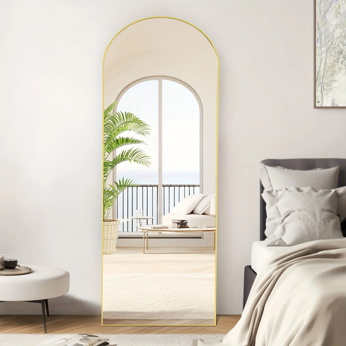 arched full length mirror - product view 2