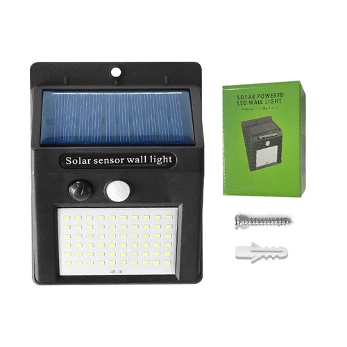 Solar Motion Sensor Spotlights, Remote-Controlled Outdoor Security Lights, 6000 mAh Battery, Type-C Charging, 74–231 LED Options - product view 1