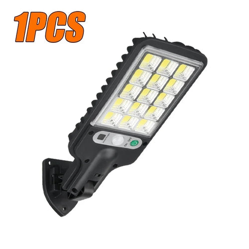 Solar Landscape Light, Outdoor LED Street Lamp with PIR Motion Sensor, Automatic 10m Detection, Semi-Flush Mount for Courtyards - product view 1
