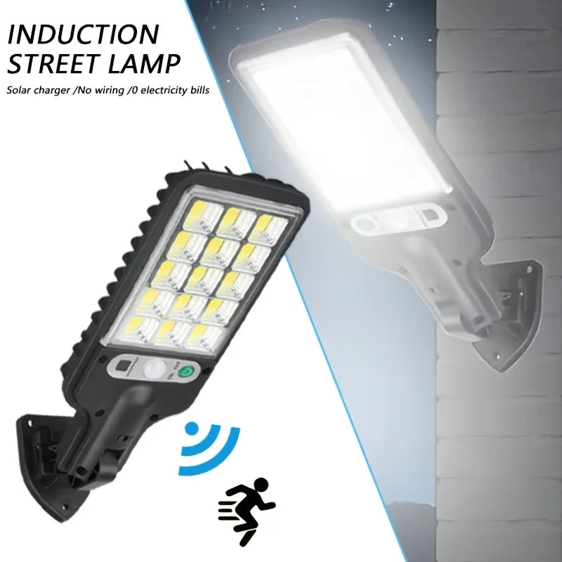 Solar Landscape Light, Outdoor LED Street Lamp with PIR Motion Sensor, Automatic 10m Detection, Semi-Flush Mount for Courtyards - product view 5