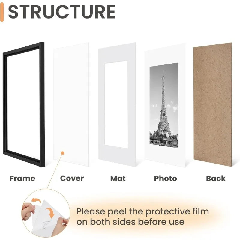 multi opening collage frame - product view 3