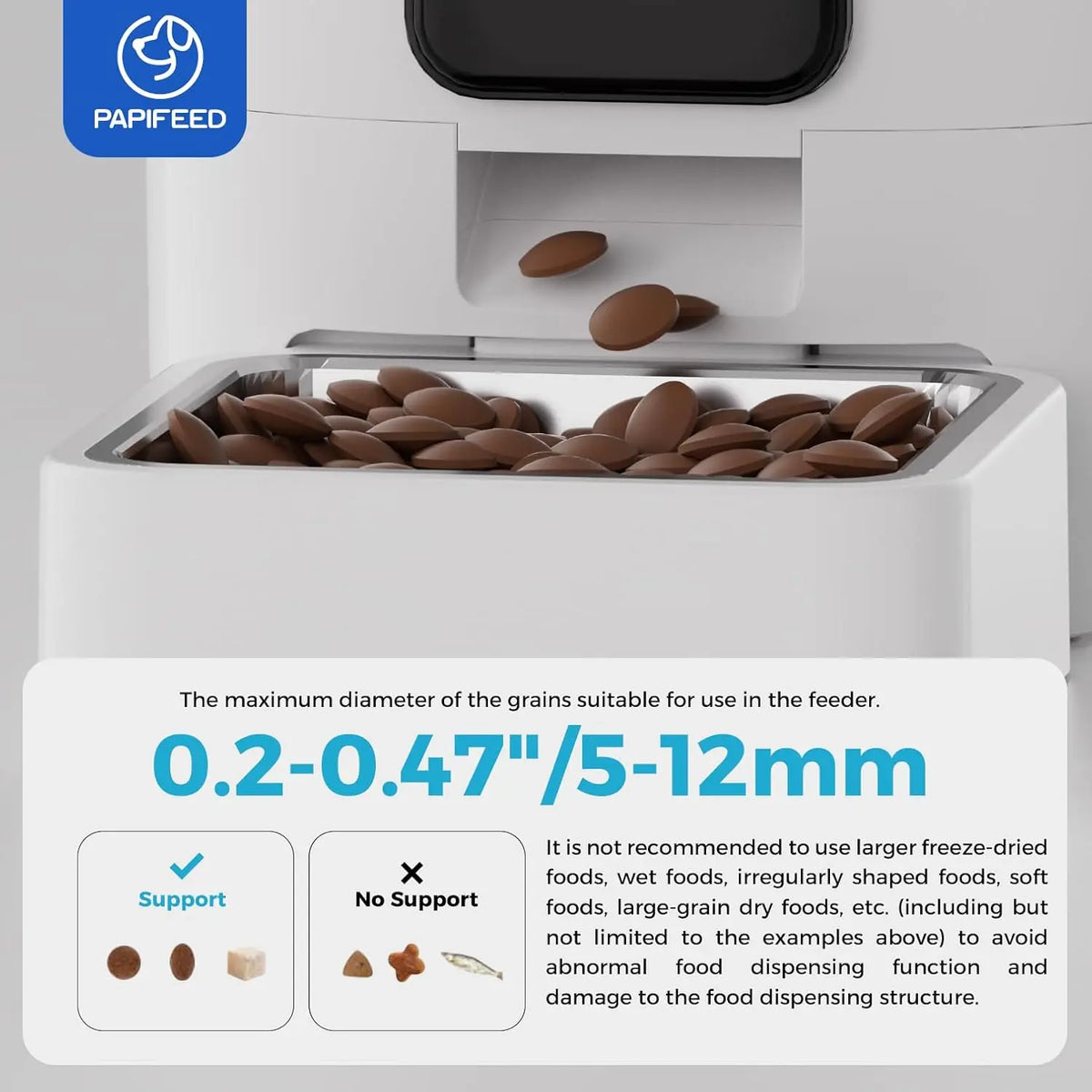 automatic pet feeder - product view 3
