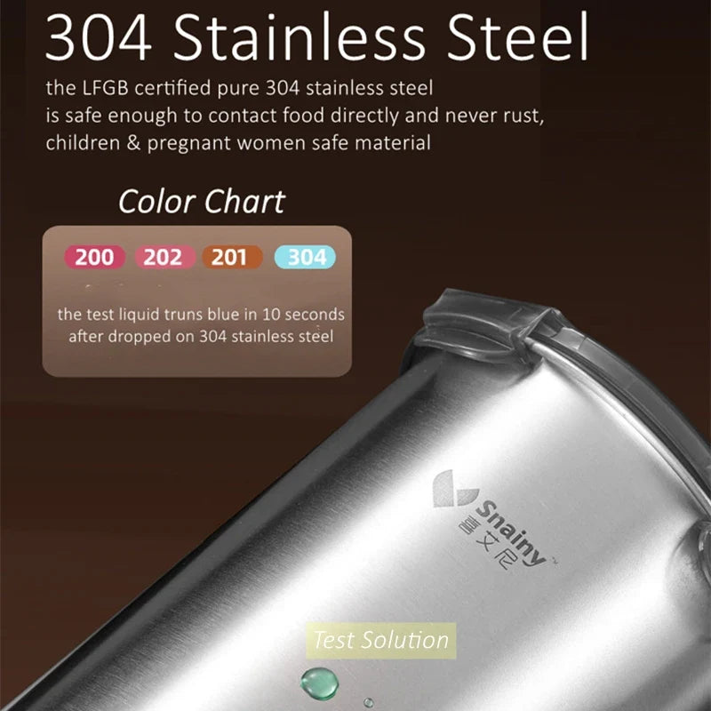 Reusable Stainless Steel Kitchen Canister, Circular Coffee and Tea Storage Jar, 500ml, 900ml or 1400ml - product view 5