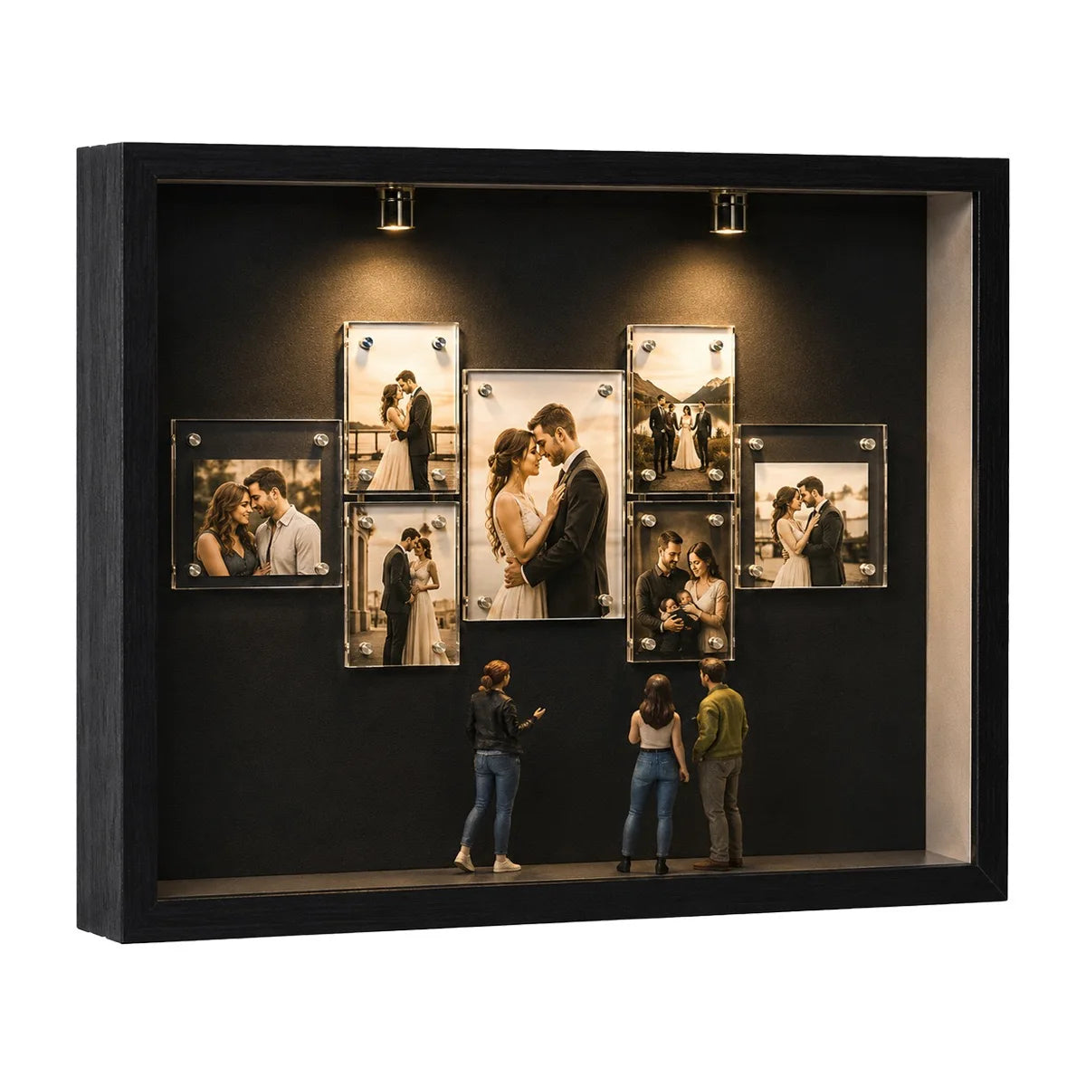 multi opening collage frame - product view 5