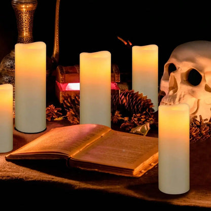 24-Pack Ivory Flameless Electronic Candle Lamps, Flashing Light, Remote Control, 24-Hour Timer, Waterproof Table Centerpieces - product view 6