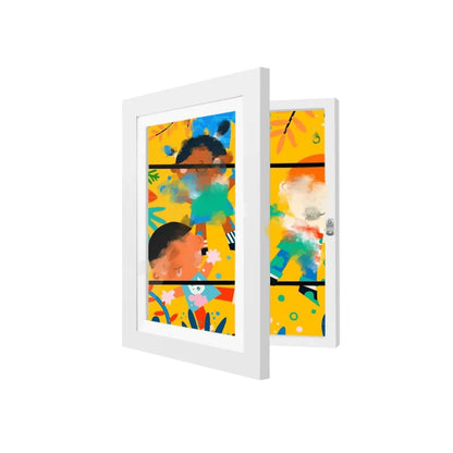 Magnetic A4 Art Display Frame, Front-Opening Foldable Picture Holder for Children's Drawings, Photos and Wall Décor - product view 2