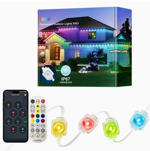 patio lights - product view 1