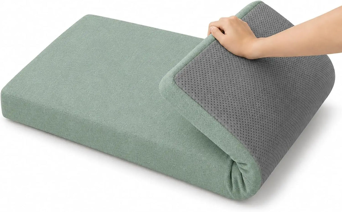 Bench Cushion, 5 cm Cotton Linen Seat Pad with PP Cotton Filling, Removable Washable Cover and Anti-Slip Base - product view 6