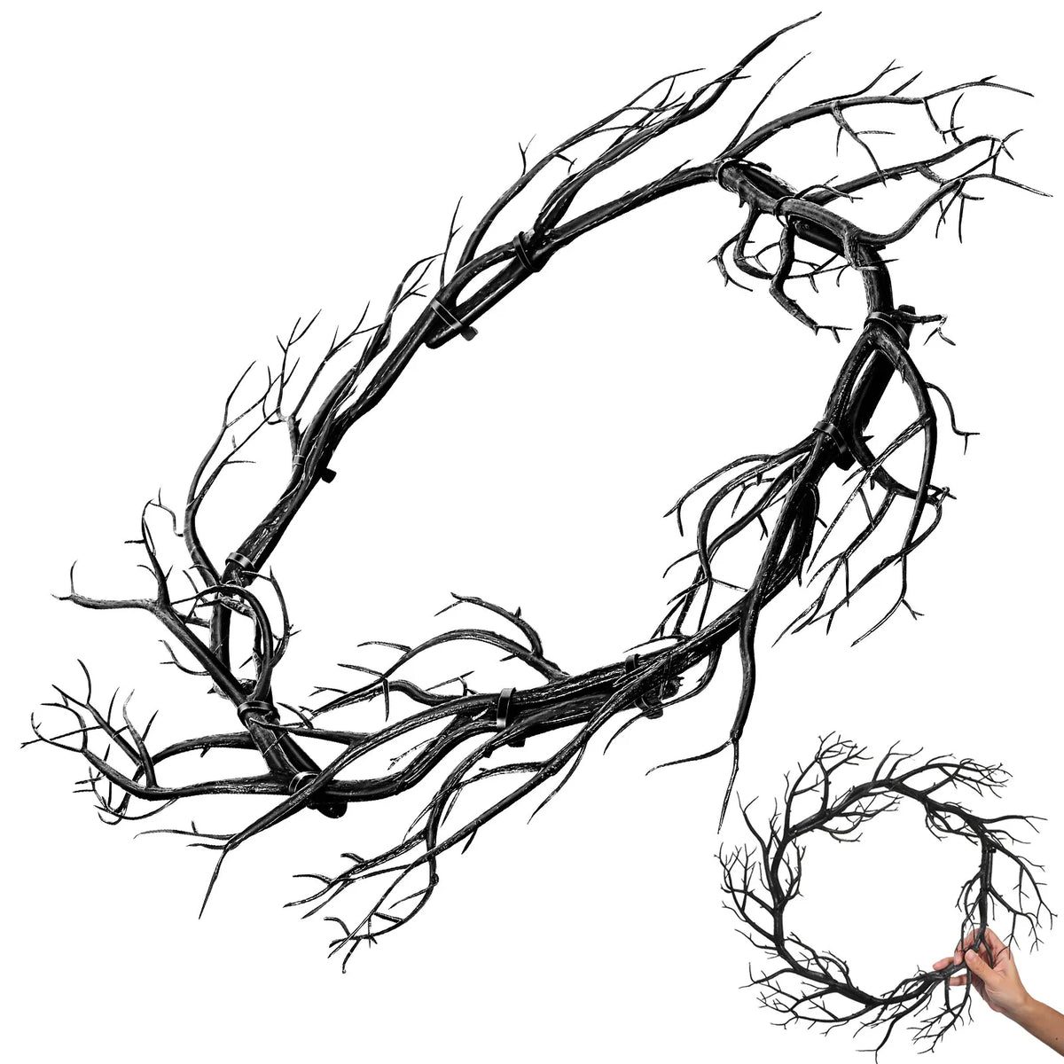 halloween wreath - product view 2