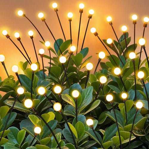Solar Firefly Garden Lights, Waterproof Swaying LED Landscape Lights with Auto On/Off, Warm White or Multicolor, 2 or 4 Pack - product view 1