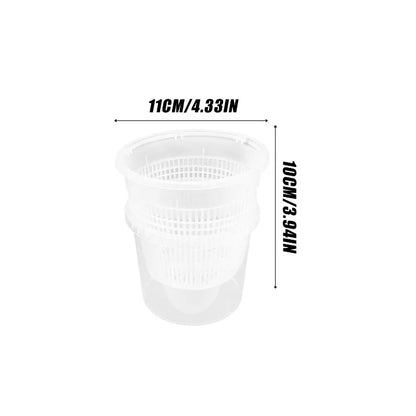 Self-Watering Orchid Planter, Clear Double-Layer Plastic Pot with Inner Mesh Root Control, 11 cm or 14 cm Sizes - product view 1