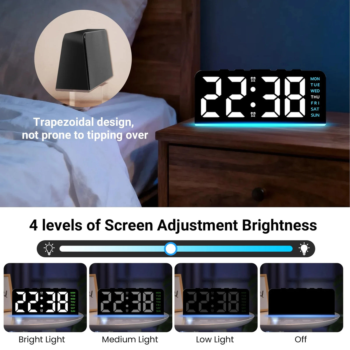 alarm clock - product view 5