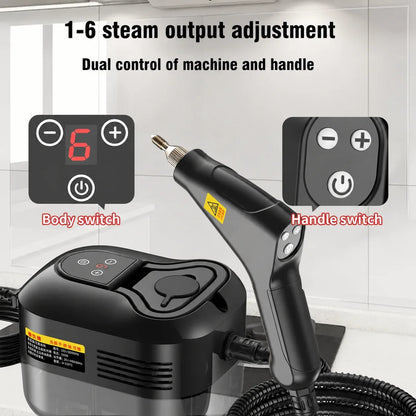 Handheld Steam Cleaner, High-Temperature Multi-Surface Cleaning Machine with Smart Control for Kitchen, Car, Sofa, Windows and Tile - product view 6