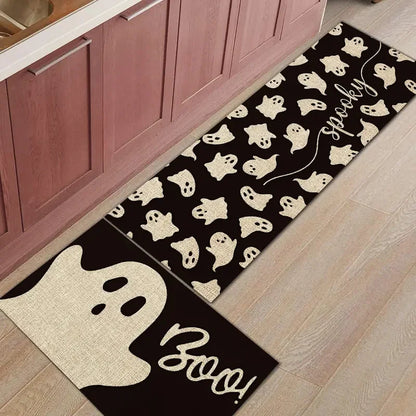 Anti-Fatigue Kitchen Runner Mat, Printed Polyester, PVC Backing, Anti-Slip Fade-Resistant Indoor Floor Rug - product view 2