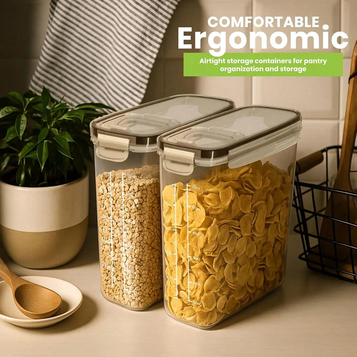 airtight cereal container - product view 4