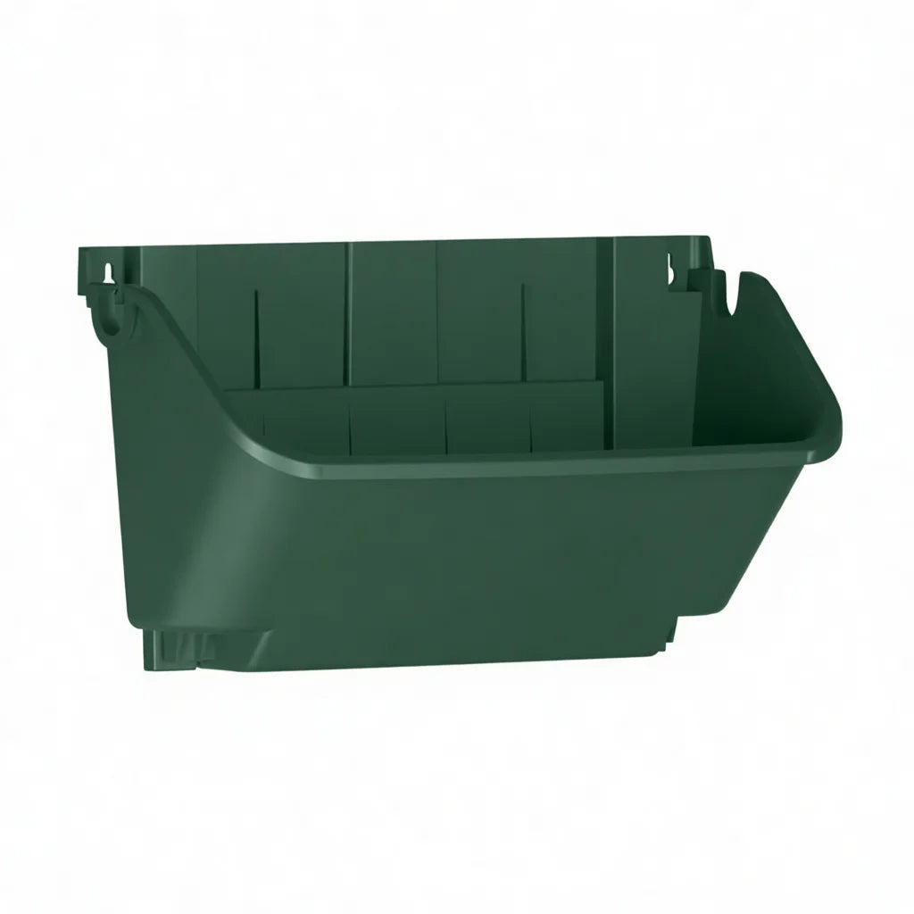 Modular Vertical Wall Planter Box, Plastic Plant Container, Space-Saving Design for Balcony, Fence, Courtyard and Indoor Wall Décor - product view 2