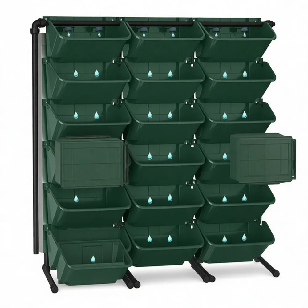 vertical wall planter - product view 6